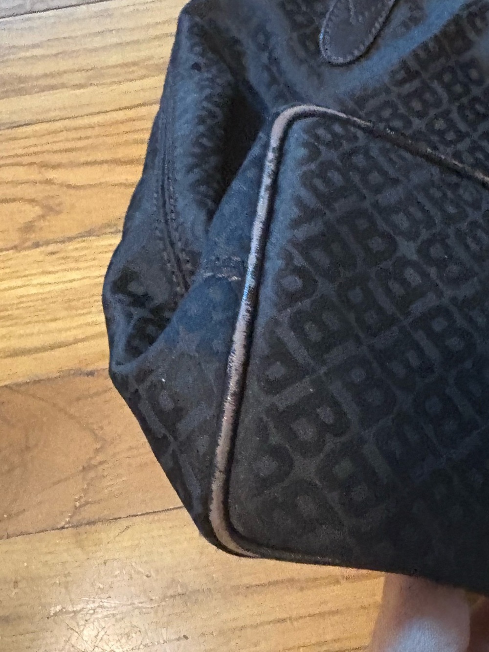Bally Black Shoulder Tote with Gold Buckle - Picture 7 of 12